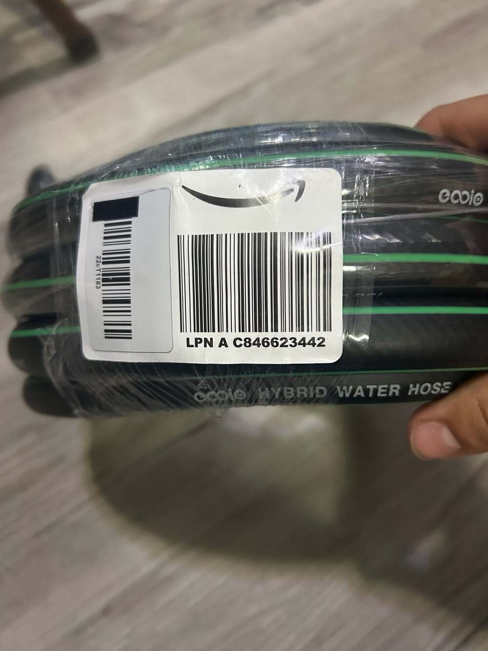 EOOIO 25ft 5/8” Heavy Duty Garden Hose Flexible Kink Resistant Hybrid Water Hose